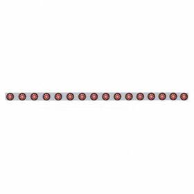 62950 United Pacific Bumper Light Bar Stainless Beehive With Bracket
