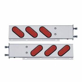 63302 United Pacific Light Bar Stainless Steel Spring Loaded Rear