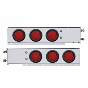 63677 United Pacific Deluxe Ss Spring Loaded Rear Light Bar With 3.75 Inch Bolt