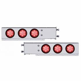 63748 United Pacific Deluxe Ss Spring Loaded Rear Light Bar With 3.75 Inch Bolt