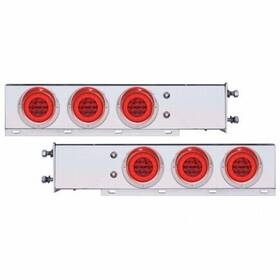 63776 United Pacific Light Bar Rear Inch Glo Deluxe Stainless Steel
