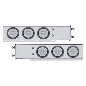 63779 United Pacific Light Bar Rear Inch Glo Deluxe Stainless Steel