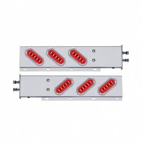 63789 United Pacific Light Bar Rear Inch Glo Stainless Steel Spring