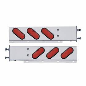 63806 United Pacific Light Bar Stainless Steel Spring Loaded Rear