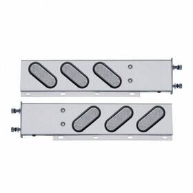 63807 United Pacific Light Bar Stainless Steel Spring Loaded Rear