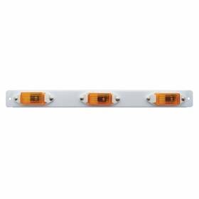 United Pacific 710270310760 31076 Mini Identification Light Bar - Amber
