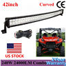 Us-03-240w-c Lk001 Unbranded Curved Led Light Bar Spot Flood Offroad Wire Kit