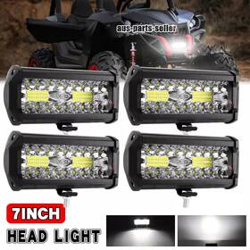 40078837830-w Us-vehicles-parts 4x 6inch 20000lm Led Work Light Bar Flood Spot Pod Offroad Fog Driving Atv Truck