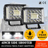 384w Us2pck9aa Autofeel Pair Led Work Light Bar Side Shooter Flood Spot