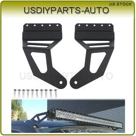 Us160802d01 Usdiyparts-auto For Ford F-150 1997-2003 50 Inch Roof Led Light Bar Mount Bracket Pair