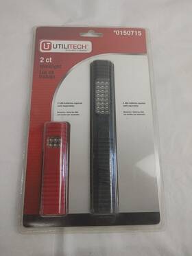 0150715 Utilitech Led Portable Work Light And Spotlight Combo Pack