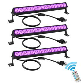 A48wuvyk Uwiner 48w Led Black Light Bar With Remote And Switch Blacklight Bars Plug