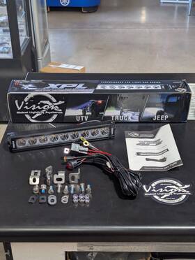 Xpl-h9emh Vision X New 13 Inch Xpl Led Light Bar Clear Lens With Backlight