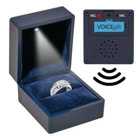 Voicegift 653377000212 Voice Recordable Ring Box With Led - 3 Inch X 60 Seconds Audio Recording