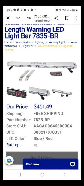 7835-rb Watchman 7835-br Led Light Bar Model