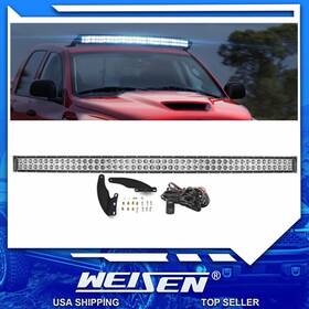 4w-7010100701 Weisen For 03-08 Ram 1500 2500/3500 300w 52 Inch Led Light Bar Roof Mount Wire Combo