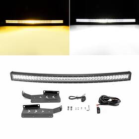 4w-70103002 Weisen 70202020 For 2014-2021 Tundra 42ftft Light Bar Amber/white Strobe Bumper Mount Kit
