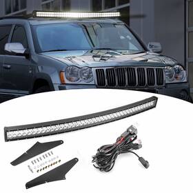 70203002 Weisen 70101015 70202012 Roof Brackets 300w 52ftft Led Light Bar Wiring For 99-04 Jeep Grand Cherokee Wj