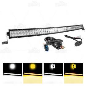 70202021ta Weisen Amber White Strobe 52 Inch In Led Light Bar Combo Roof Driving Truck Boat Suv Wiring
