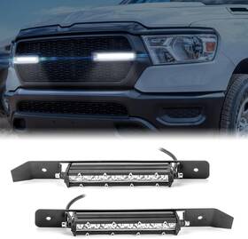 70da103005 Weisen Recessed Led Grille Light Bar Kit With 2pcs 6 Inch Slim For Dodge Ram 1500 2019-2024