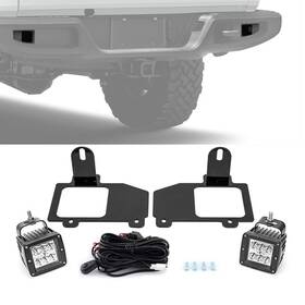 72852441 Weisen For 2020-2024 Jeep Gladiator Reverse Led Light Pod Backup Mount Wire Kit