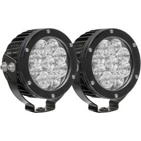 09-12007a-pr Westin Axis Led Auxiliary Light 4.75 Inch Round Spot With 3w Osram Set Of 2 - Bla