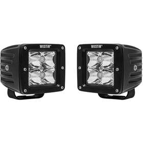 09-12200a-pr Westin Hyperq Led Auxiliary Lights 3.2 X 3.4 Case 5w Cree Chips