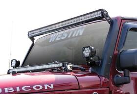 25868jbfx Westin For 2007-2017 Jeep Wrangler Light Bar Mounting Kit 2010 2008