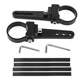Wevdn-3206rc Wevdn 2 Pcs Roll Cage Clamps Led Bracket 360 Adjustable Mount For Black