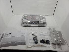 Mc11pca Whelen Mini Century Lightbar 11 Inch With Permanent Mount Kit-amber Clear Dome
