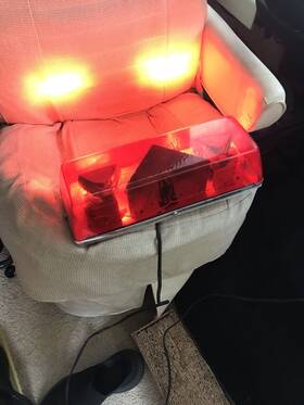 R2dxm Whelen Vintage Responder Ii Magnetic Red 14 Inch Mini Light Strobe Bar Awesome