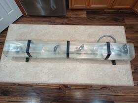 Vb450 Whelen 50 Inch Clear Lightbar Rare Valu-bar Adjustable Mounts Read