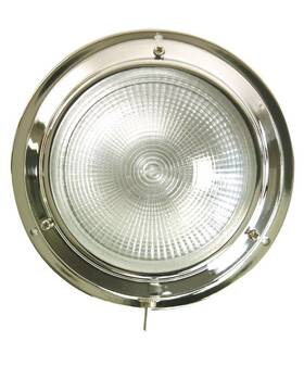 S-2020c Whitecap Marine Products Stainless Steel 3 Inch Dome Light