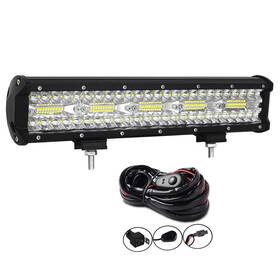 Willpower Yy-02-8d-15in-300-c Lk 15 Inch 300w Led Light Bar Spot Flood 3 Rows White