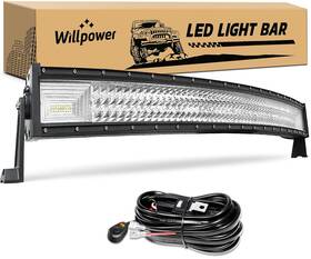 Yy-03-7d-540-c Willpower Lk001-jp Curved Led Light Bar 42 Inch 540w Spot Flood Combo Triple Row O