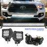 Wit005003 Wiso Fit Toyota Tacoma Tundra Lower Bumper Led Bar Fog