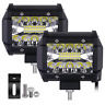 Wn-36-240w Wonenice Light Bar Spot Flood Combo Beam Off 689738821912