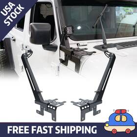 Wolfx 18-26 Jl/19-26 For 2018-26 Jeep Wrangler Gladiator Jt A-pillar Mount Bracket Led Light