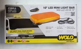 3720ms-a Wolo 080217437202 Suresafe Series 10 Inch Amber Led Mini Light Bar Brand New