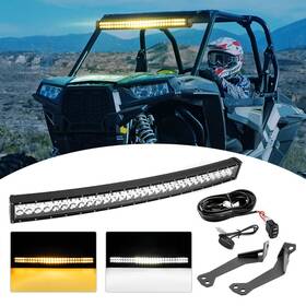 8010100208 Wsays 32 Inch 180w Led Amber/white Strobe Light Bar With Custom 1-lead