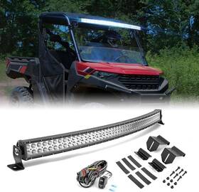 8010101605 Wsays 50 Inch 288w Led Curved Light Bar Pulse Power Plug&play For Polaris 18-25