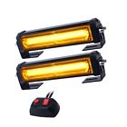Wt-316-1t2cob-a Wowtou Amber Grille Light Head Bright Linear Led 612957642884