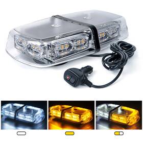 52010c-vs Xprite 36 Led Strobe Light Bar With Magnetic Base Car Rooftop Emergency Warnin