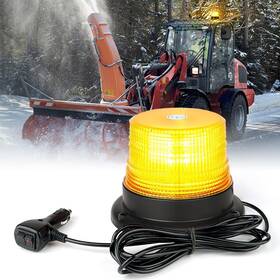 Xprite 710382794045 Amber Led Beacon Strobe Light Roof Top Warning Emergency Lamp For Tow Truck Plow