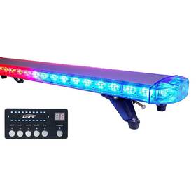 Sl-8607-rb Xprite Crane Series 48 Inch 132-led Red/blue Bolt-on Light Bar