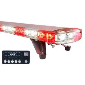 Sl-8607m-wr Xprite Crane Series 48 Inch 132-led White/red Bolt-on Light Bar