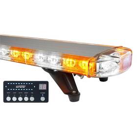 Sl-8607m-wy Xprite Crane Series 48 Inch 132-led White/amber Bolt-on Light Bar