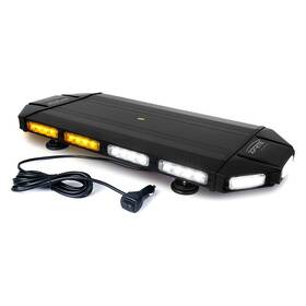 Xprite Sl-b419-27in-g1-wy Black Hawk Series 27 Inch White/amber Magnet Mount Led Light Bar