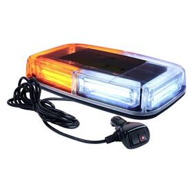 Xprite Sl-c106-wy Burst Series 11 Inch 6-led Amber/white Magnet Mount Light Bar
