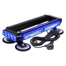 Sl-c108-g2-b Xprite Pursuit Cob Series 14.5 Inch Blue Magnet Mount Led Light Bar